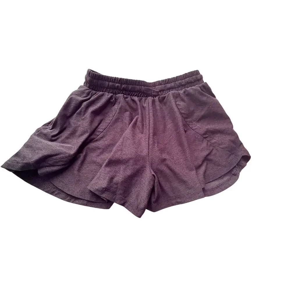 Old Navy Girls Black CloudMotion High-Waisted Shorts S (6/7)